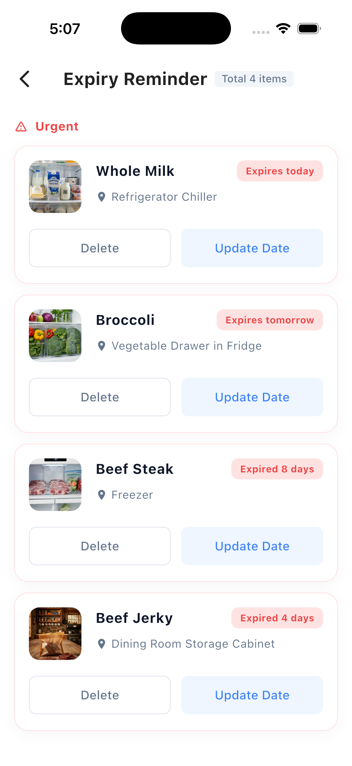 Expiry Reminder